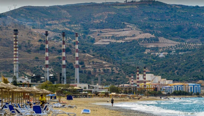 Электростанция в Амударе на Крите