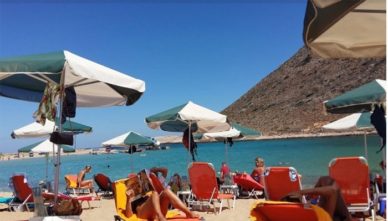 ставрос-отдых Фото пляжа Ставрос в поселке Ставрос на Крите