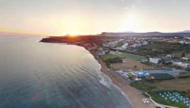 море-и-пляж-в-скалета Береговая линия Скалетты на Крите