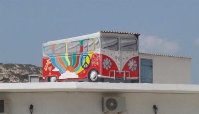 Фото крыши в горооде Матала на острове Крит