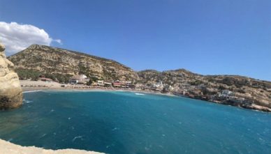 море-в-матала Море в Матала на острове Крит