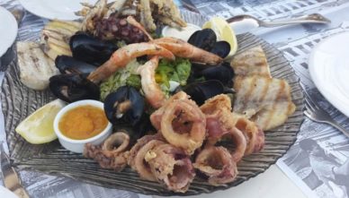 Cavo D'oro блюда Ресторан Fish Restaurant Cavo D'oro блюда в Ретимно на Крите
