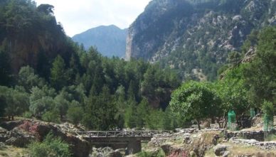 ущелье Самарья Самарийское ущелье на острове Крит